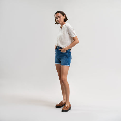 Buy Deal Jeans Women Blue Slim Fit Denim Shorts - Shorts for Women 1806074  | Myntra